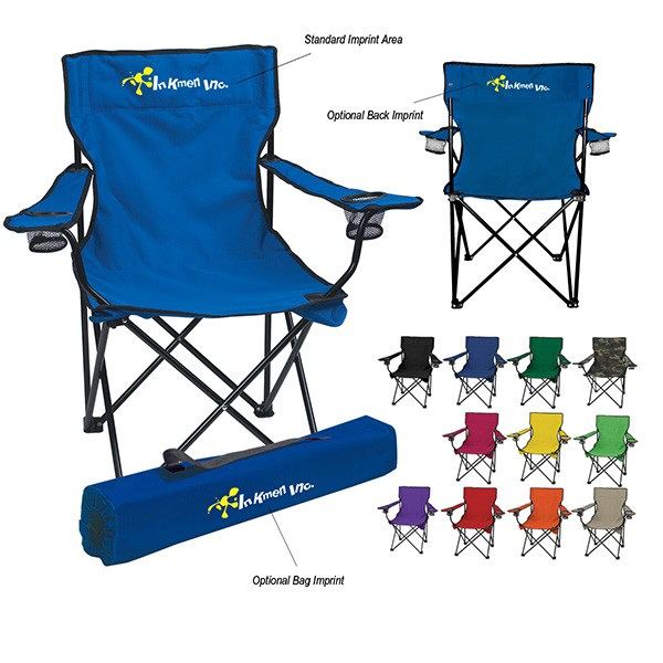 Customizable Promotional Fold Up Chairs with Bag 4AllPromos