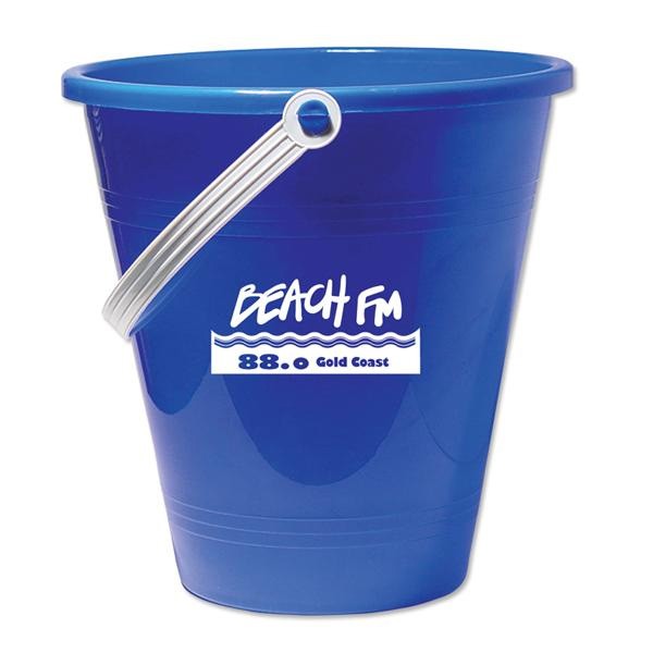 6" Promotional Pail With Shovel Custom Pails with Shovels in Bulk