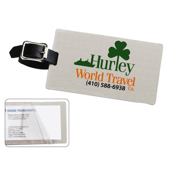 Custom Promotional Self Laminating Luggage Tags Promo Luggage Tag