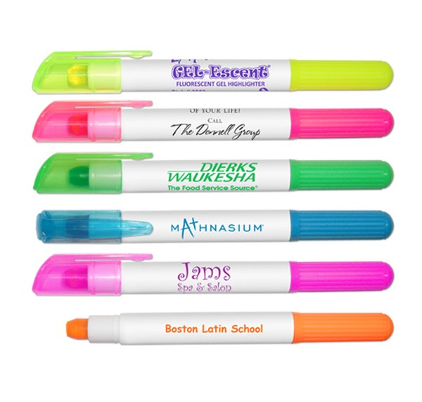 Imprinted Fluorescent Highlighter 4AllPromos