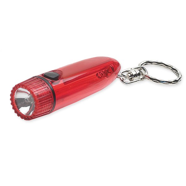 Promotional Flashlight Keychain With Company Logo Custom Key Chains