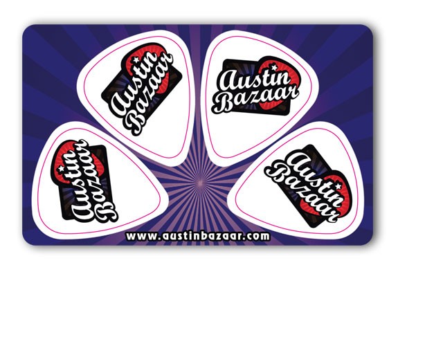 Custom Guitar Pick Business Card | 4AllPromos