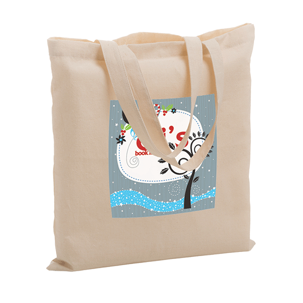 Square Cotton Canvas Tote Bag with Logo 4AllPromos