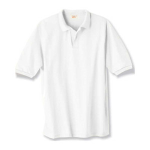 Hanes Stedman 50/50 Sport Shirt - White Promotional Custom Imprinted With Logo