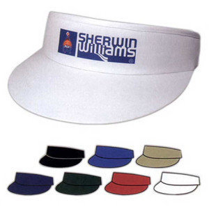Golf Visor - Embroidered Promotional Custom Imprinted With Logo