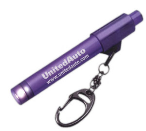 Adva-Lite Click-It Key-Ring-Light Promotional Custom Imprinted With Logo