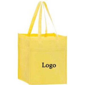 Small Thunder Grocery Tote Bag Promotional Custom Imprinted With Logo