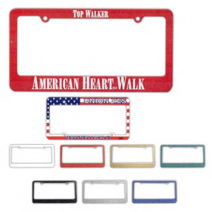 Classic License Plate Frame - 2 Holes Promotional Custom Imprinted With Logo