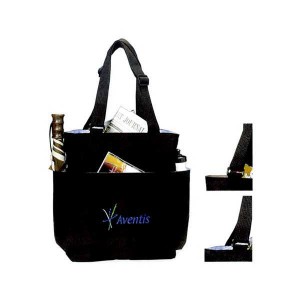 Quad Access Tote Bag Promotional Custom Imprinted With Logo