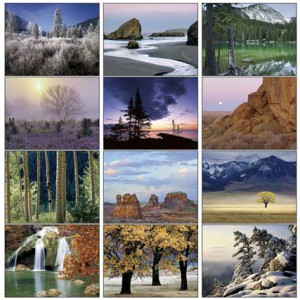 Premium Appointment Calendar - Scenic Inspirations Promotional Custom Imprinted With Logo