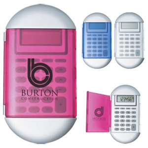 Oblong Calculator Promotional Custom Imprinted With Logo