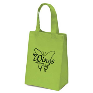 Mighty Small Tote Bag - 8W x 10H x 4D Promotional Custom Imprinted With Logo