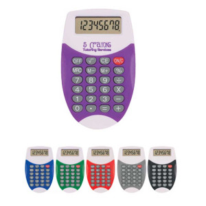 Oval Calculator Promotional Custom Imprinted With Logo Oval Calculator Promotional Custom Imprinted With Logo