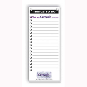3-1/2" x 8-3/8" 4-Color Process Scratch Pad Promotional Custom Imprinted Logo