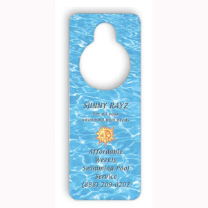Plastic Door Knob Hanger - 4 Color FREE Promotional Custom Imprinted With Logo Plastic Door Knob Hanger - 4 Color FREE Promotional Custom Imprinted With Logo