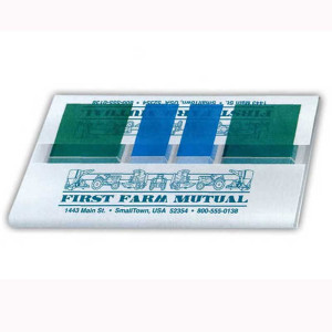 4 Flag Dispenser - 4 Color FREE Promotional Custom Imprinted With Logo