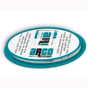 Plastic Molded Flag Dispenser - Oval Promotional Custom Imprinted With Logo