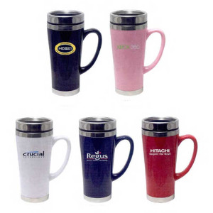 Fusion 16 oz Stainless Mug Promotional Custom Imprinted With Logo