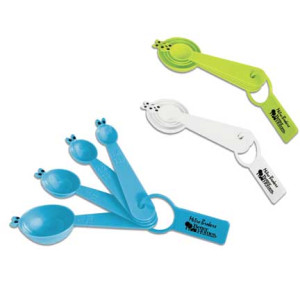 Kuzil Krazy Measuring Spoon Set Promotional Custom Imprinted With Logo Kuzil Krazy Measuring Spoon Set Promotional Custom Imprinted With Logo