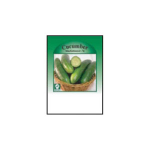 Cucumber (Marketmore 76) Seed Packets Promotional Custom Imprinted With Logo