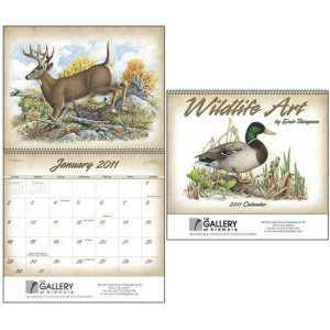 Premium Appointment Calendar - Wildlife Art: Dale Thompson Promotional Custom Imprinted With Logo