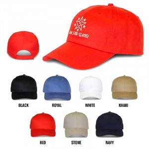 Low Profile Unstructured Baseball Cap with Custom Imprinted With Logo