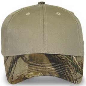 Khaki/Realtree AP Camo Visor Structured Cap Promotional Custom Imprinted With Logo Khaki/Realtree AP Camo Visor Structured Cap Promotional Custom Imprinted With Logo