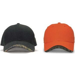 New Mossy Oak Breakup Visor Camo Accent Structured Cap Promotional Custom Imprinted With Logo