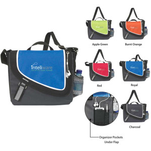 Messenger Bag - A Step Ahead Promotional Custom Imprinted With Logo
