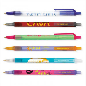 BIC Clic Stic Ice Pen Promotional Custom Imprinted With Logo BIC Clic Stic Ice Pen Promotional Custom Imprinted With Logo