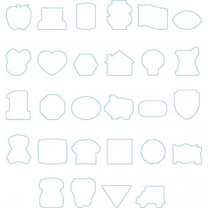Firm Surface Stock Shape Mouse Pads - 1/16" thick Promotional Custom Imprinted With Logo