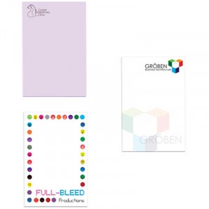 2"x3" Sticky Notepads - 100 sheets - 4 Color FREE Custom Imprinted With Logo