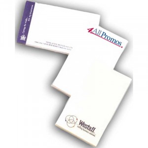 2 1/2"x3" Sticky Notes - 100 Sheets - 4 Color FREE Custom Imprinted With Logo
