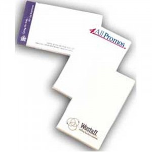 2 1/2"x3" Sticky Notes - 25 Sheets - Promotional Custom Imprinted With Logo