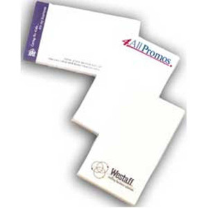 2 1/2"x3" Sticky Notes - 50 Sheets - Promotional Custom Imprinted With Logo