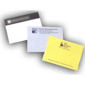 4"x3" Sticky Notes - 100 sheets - 4 Color Promotional Custom Imprinted With Logo