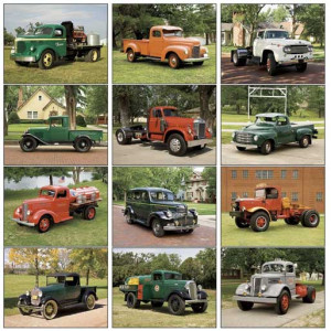 Premium Appointment Calendar - Antique Trucks Promotional Custom Imprinted With Logo