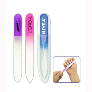 Mini Glass Nail File Promotional Custom Imprinted With Logo