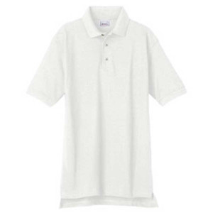 Anvil 50/50 Pique Sport Shirt - White Promotional Custom Imprinted With Logo