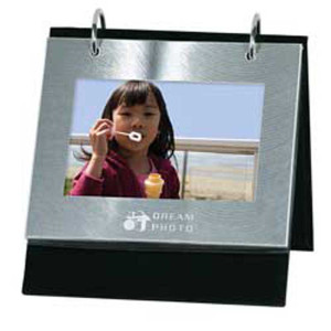 Desktop Flip Album 4"x6" Promotional Custom Imprinted With Logo