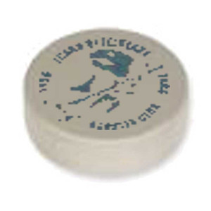 White Hockey Puck Antenna Ball Promotional Custom Imprinted With Logo
