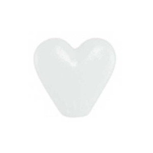 White Heart Antenna Ball Promotional Custom Imprinted With Logo