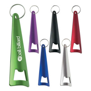 Tepee Bottle Opener Key Ring Promotional Custom Imprinted With Logo
