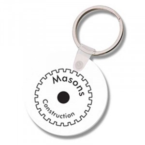 Small Round Soft Key Tag Promotional Custom Imprinted With Logo