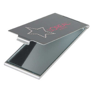 Star Rhinestone Slim Mirror Promotional Custom Imprinted With Logo Star Rhinestone Slim Mirror Promotional Custom Imprinted With Logo