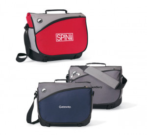 Freestyle Computer Messenger Bag Promotional Custom Imprinted With Logo