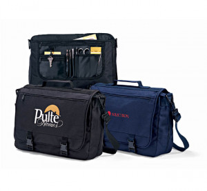 Executive Saddlebag Promotional Custom Imprinted With Logo Executive Saddlebag Promotional Custom Imprinted With Logo