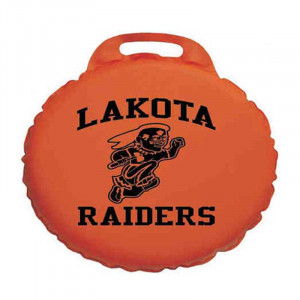 Stadium Cushion - Round Vinyl - 13.5" Dia. x 2" Promotional Custom Imprinted