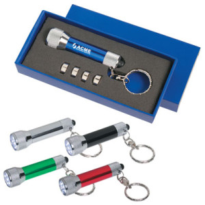 Aluminum Flashlight Key Chain Promotional Custom Imprinted With Logo Aluminum Flashlight Key Chain Promotional Custom Imprinted With Logo