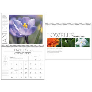 Custom Every Month Appointment - Small - Spiraled Promotional Custom Imprinted With Logo Custom Every Month Appointment - Small - Spiraled Promotional Custom Imprinted With Logo